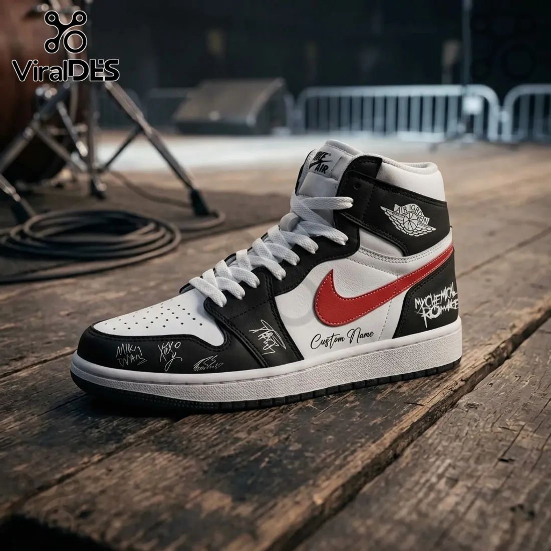 My Chemical Romance Black Parade 2026 Custom Signature High-Top Sneakers