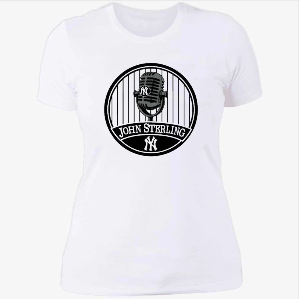NY Yankees Memorial Patch For John Sterling Shirt