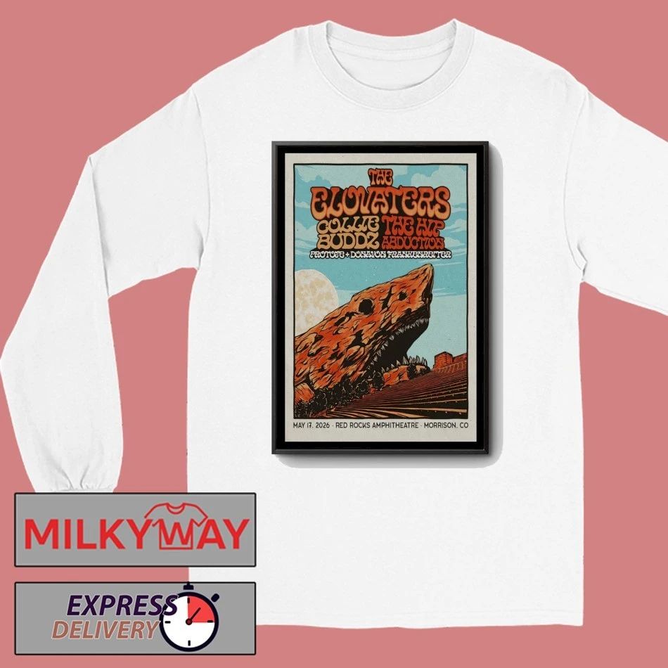New The Elovaters May 17 2026 in Morrison, CO Event Poster shirt