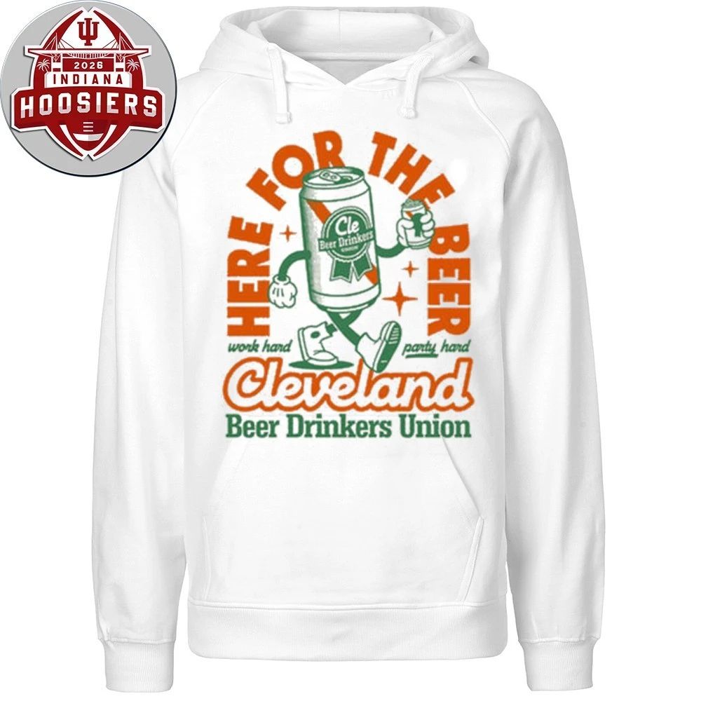 Here For The Beer, St. Patricks Day Cleveland Beer Drinkers Union T-Shirt