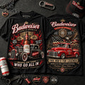 Budweiser King of Beers Vintage Truck T-Shirt