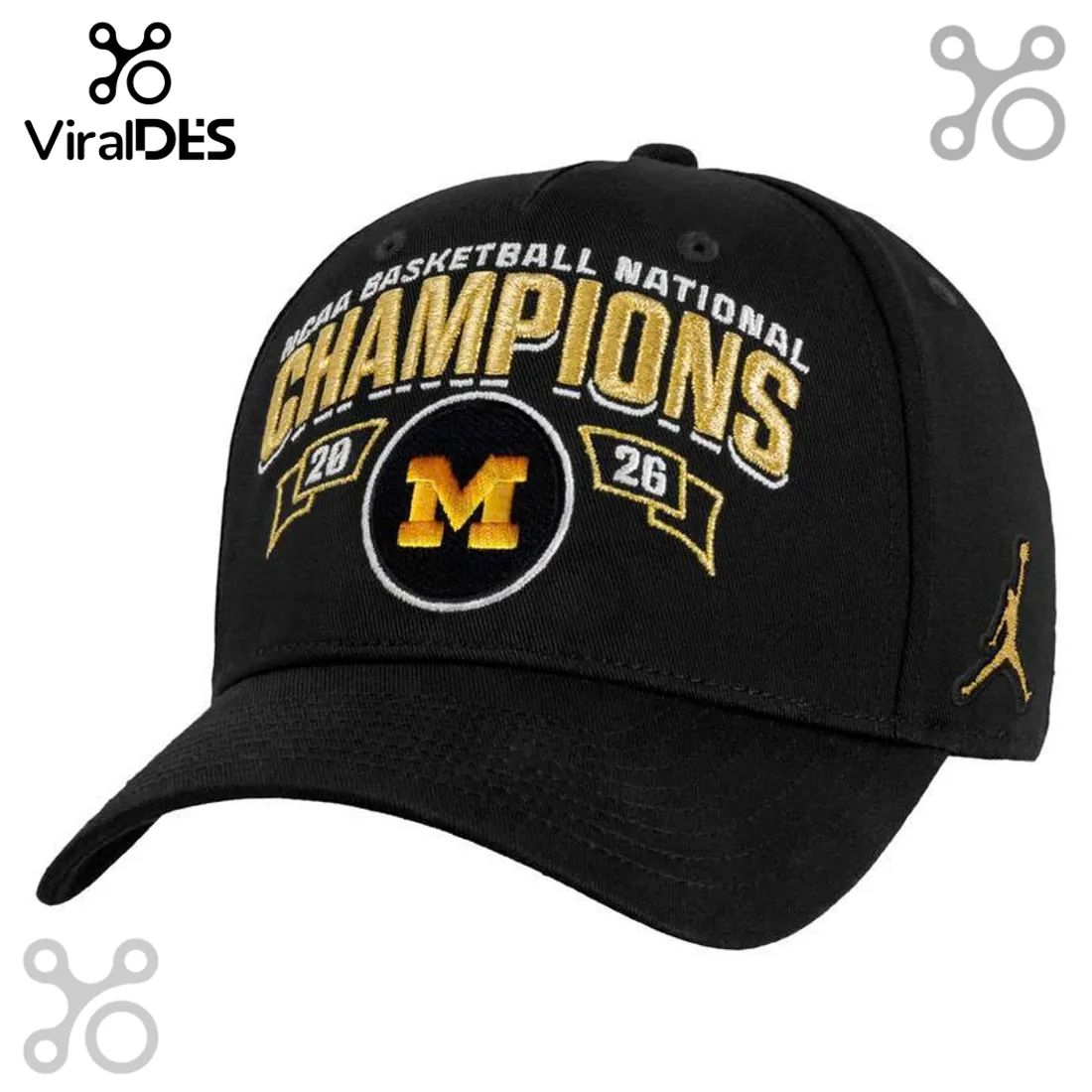 Michigan Wolverines 2026 NCAA Basketball Champions Baseball Cap
