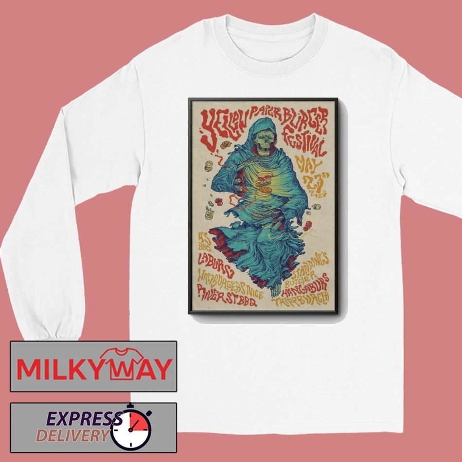 Limited May 23 2026 YELLOW PAPER BURGER Eagle Rock Poster shirt