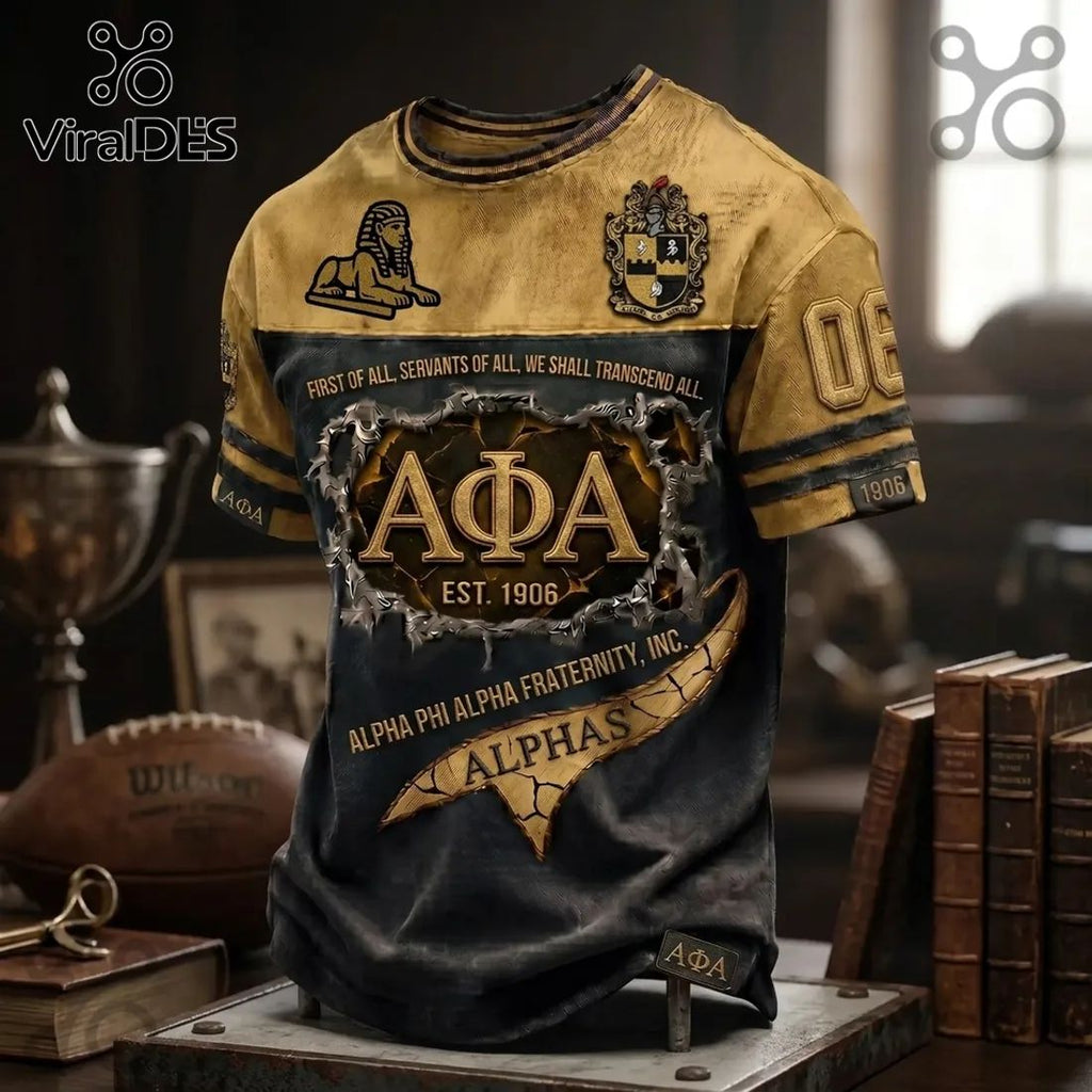 Alpha Phi Alpha 1906 Crest Premium T-Shirt