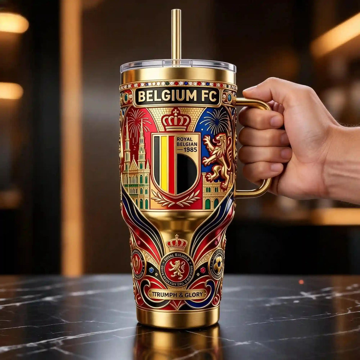 Belgium Football The Golden Generation Premium 40Oz Tumbler
