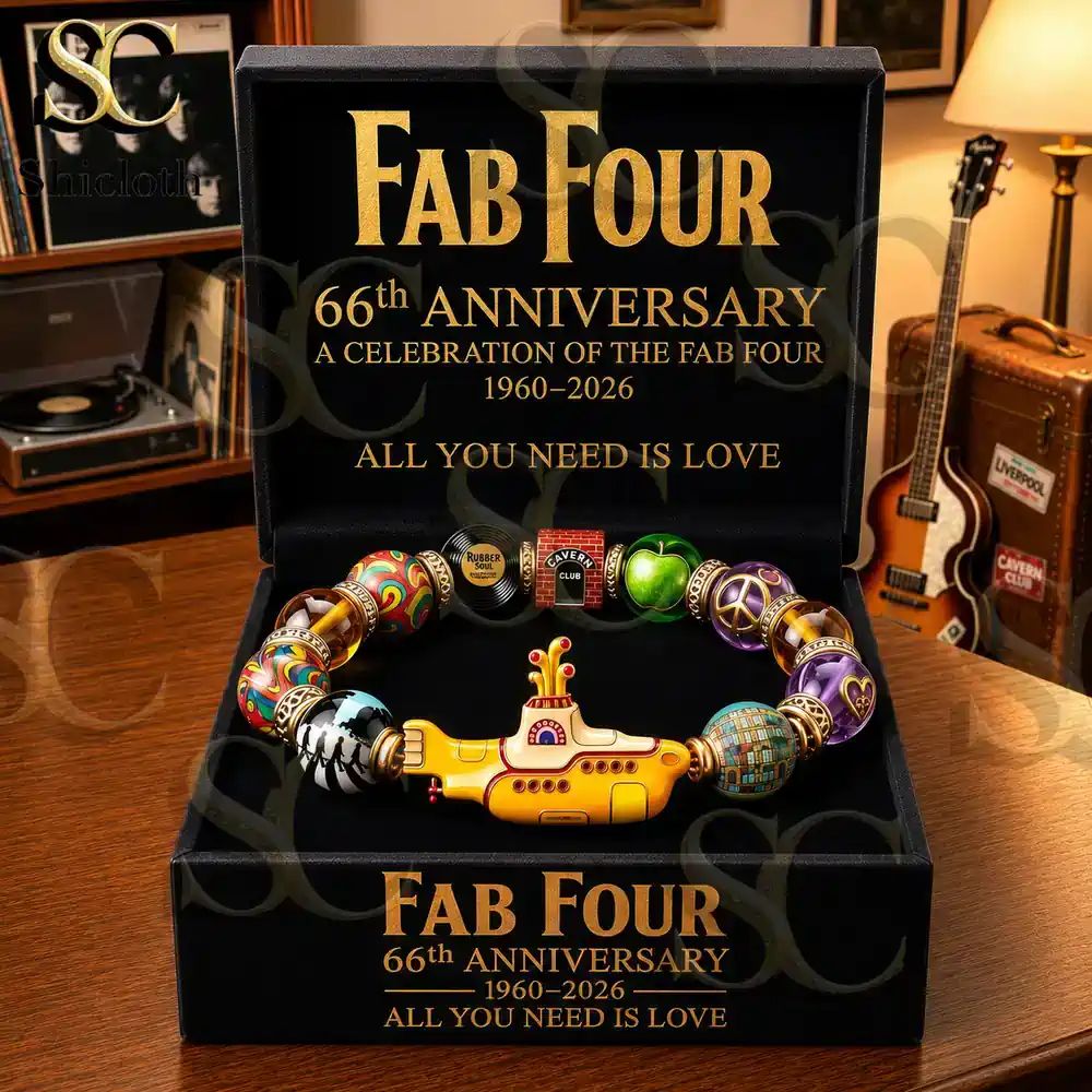 Fab Four 66th Anniversary Commemorative Bracelet