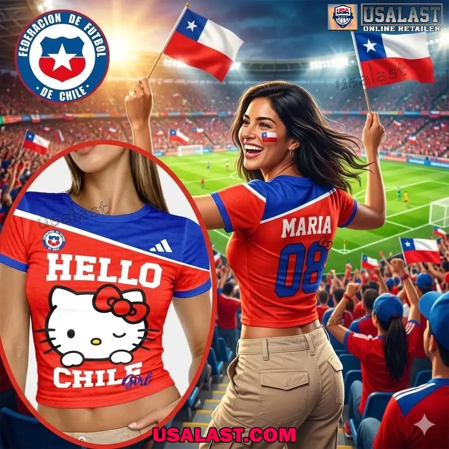 Personalized Chile World Cup 2026 Women Baby Tee