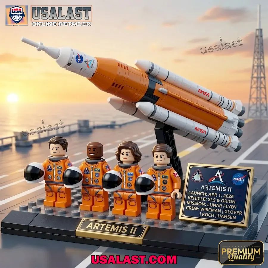 Artemis II 2026 Launch Commemorative Diorama Brick Buiilding Block
