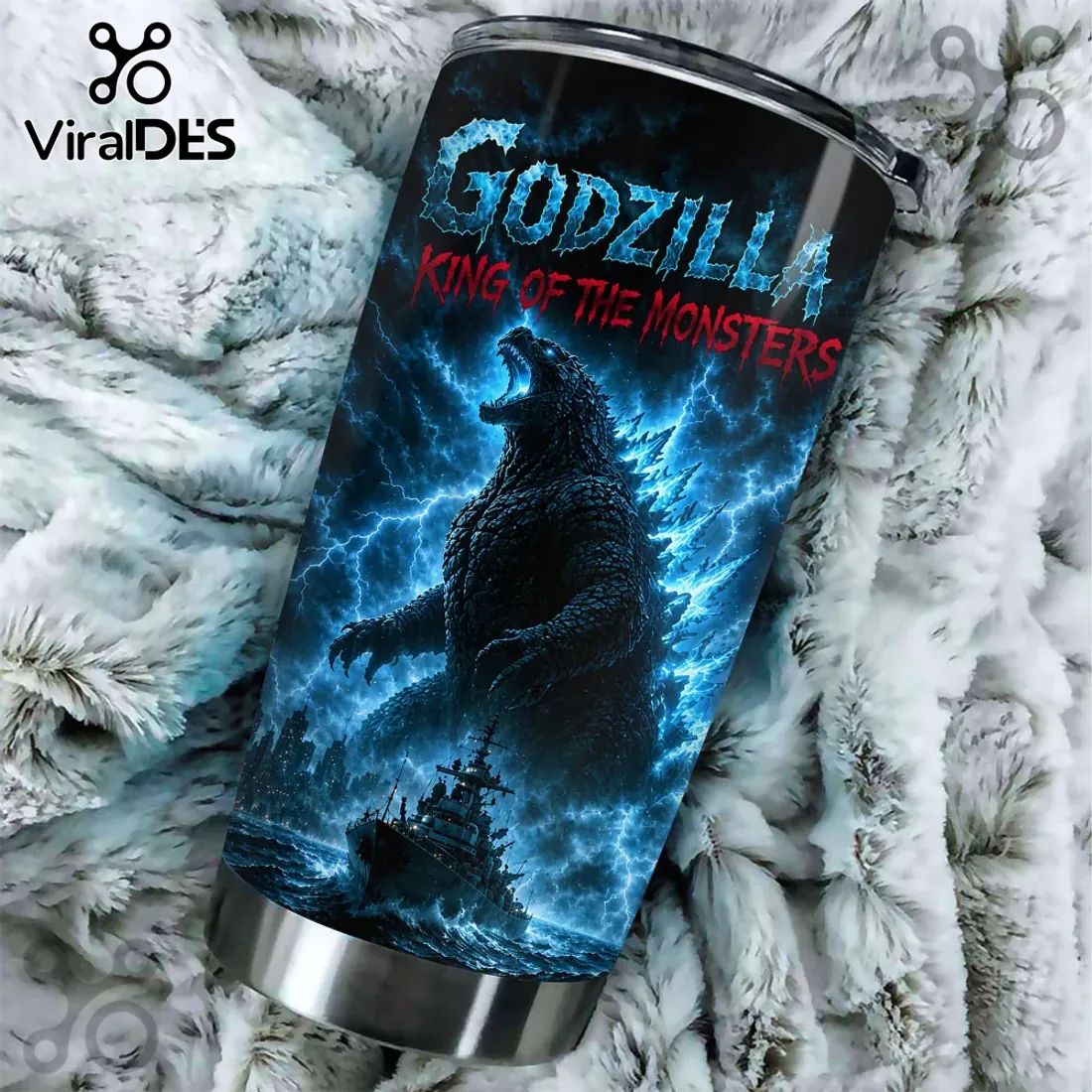 Godzilla King of the Monsters Stanley Tumbler