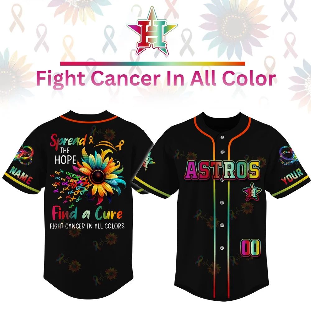 Houston Astros Fight Cancer In All Color Special Edition 2026 Jersey