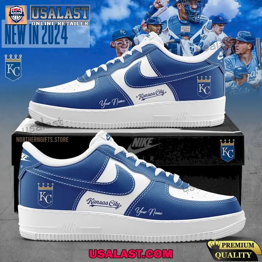 Kansas City Royals Custom Air Force 1 Sneaker 2026