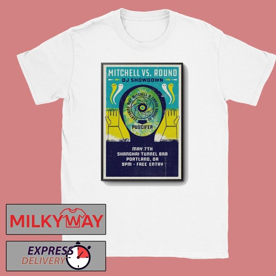 May 7 2026 Mitchell vs. Round Poster Portland, OR shirt