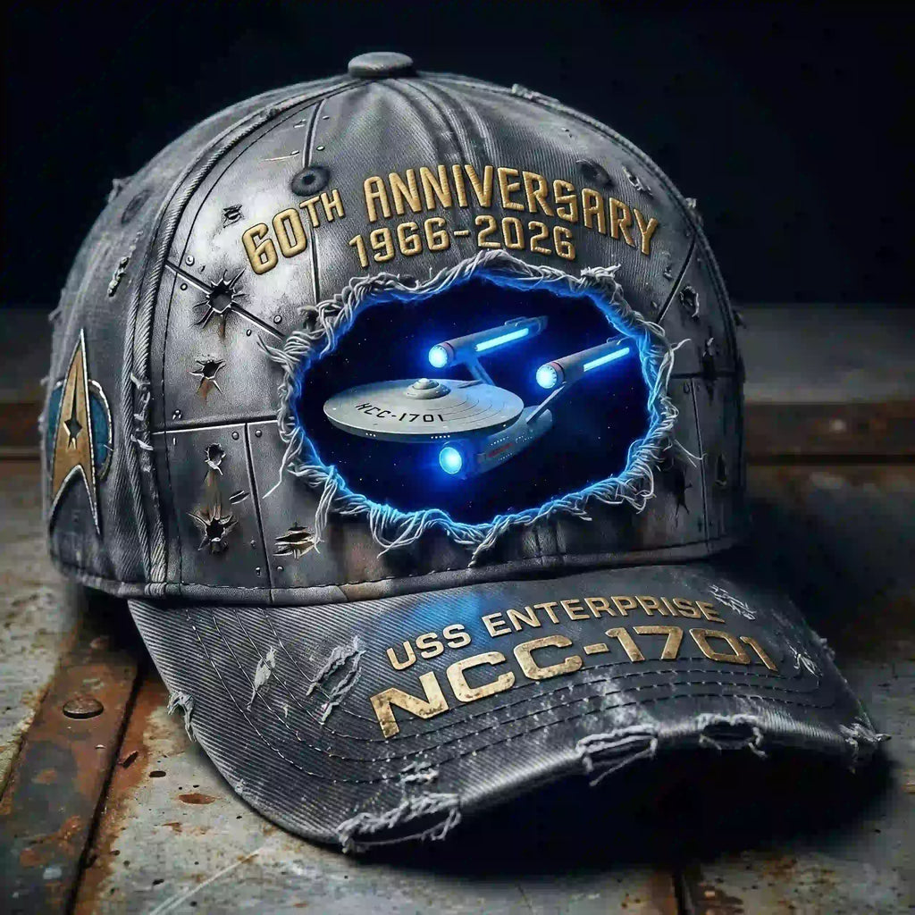 ST 60th Anniversary USS Enterprise NCC-1701 Commemorative Hat