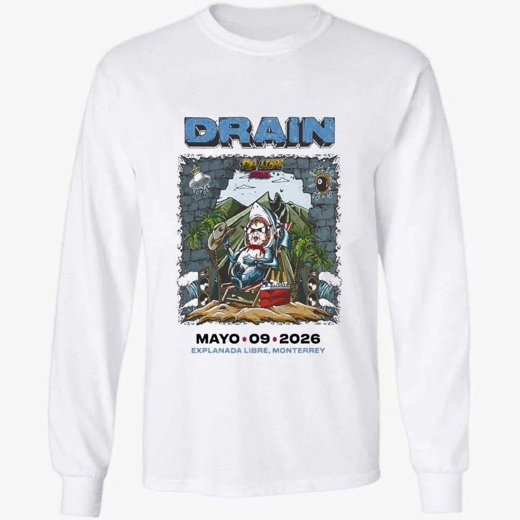Drain Dia Libre Festival Monterrey Mexico May 9 2026 Shirt
