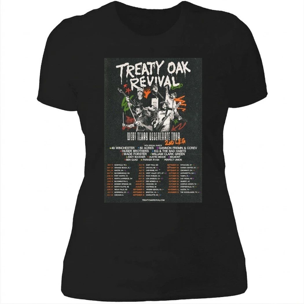 Treaty Oak Revival Summer Tour 2026 Poster Shirt