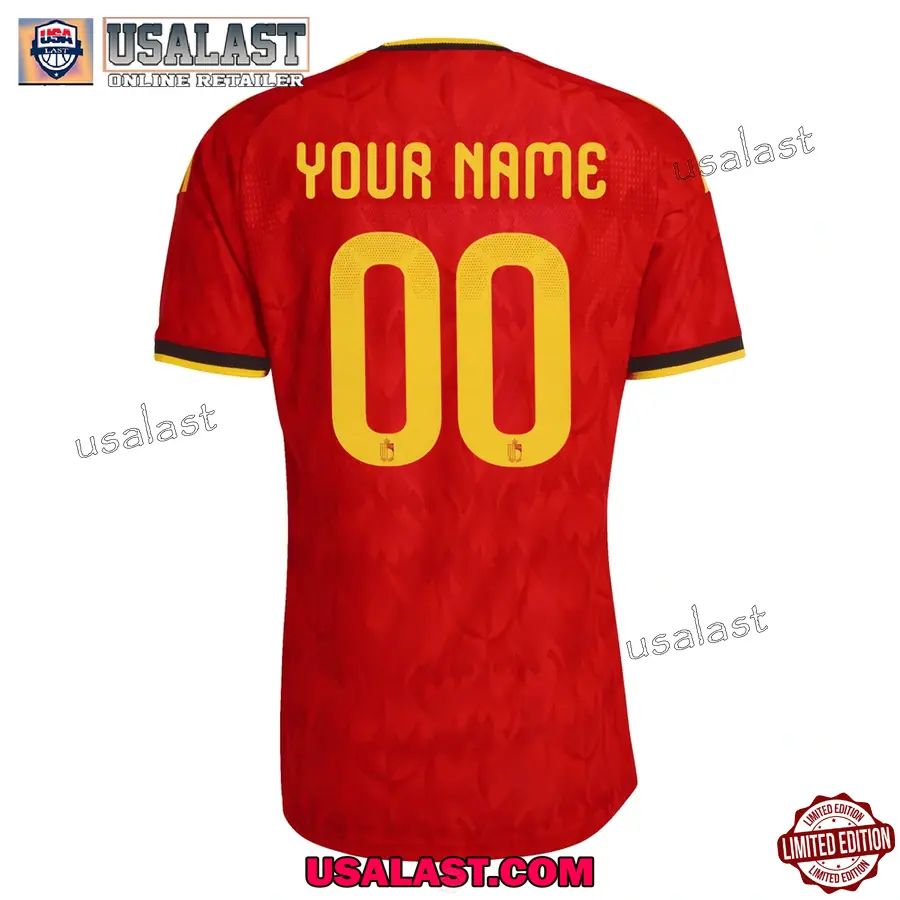 Personalized Belgium Home Kit World Cup 2026 Jersey Shirt