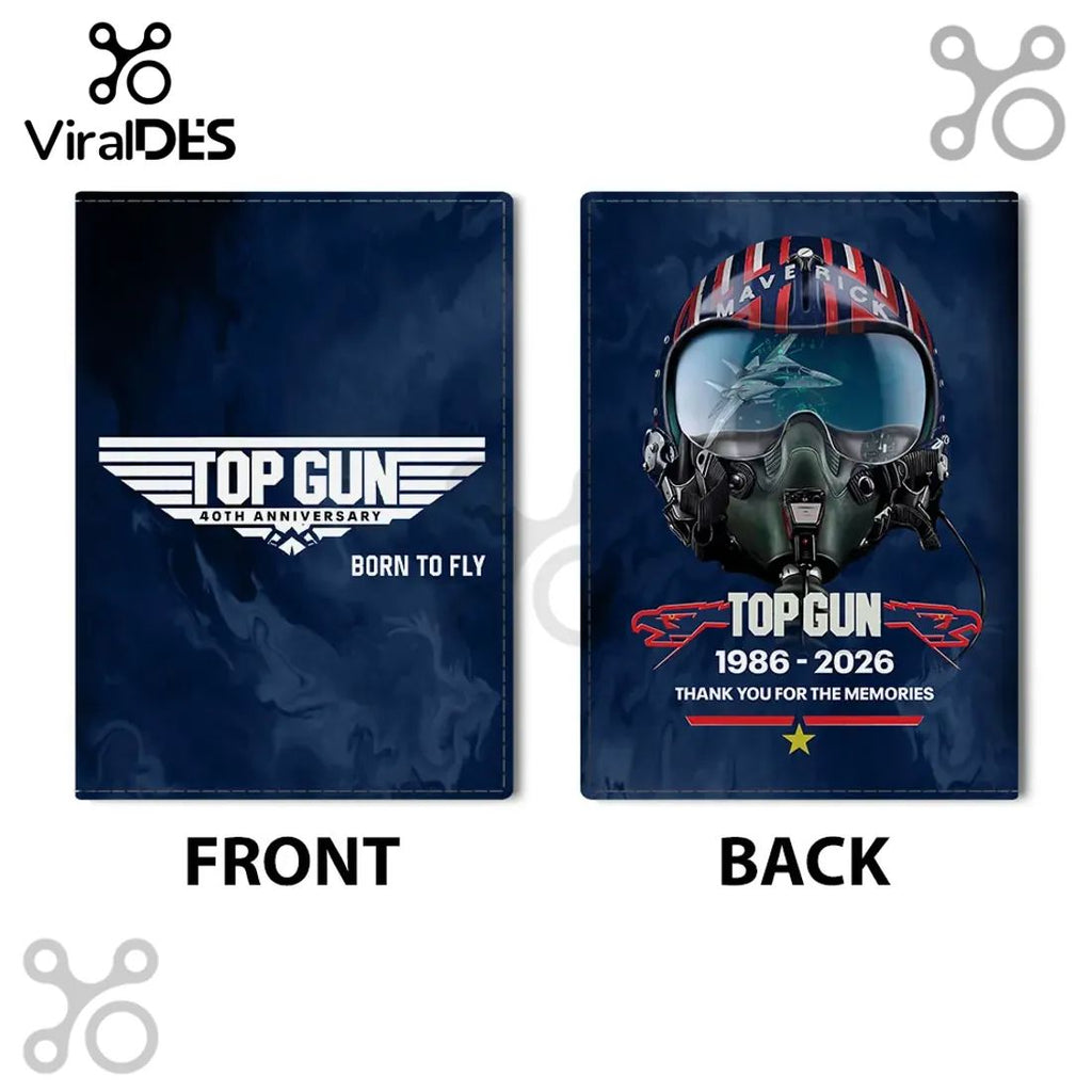 Gun 40th Anniversary 2026 Leather Passport Cover