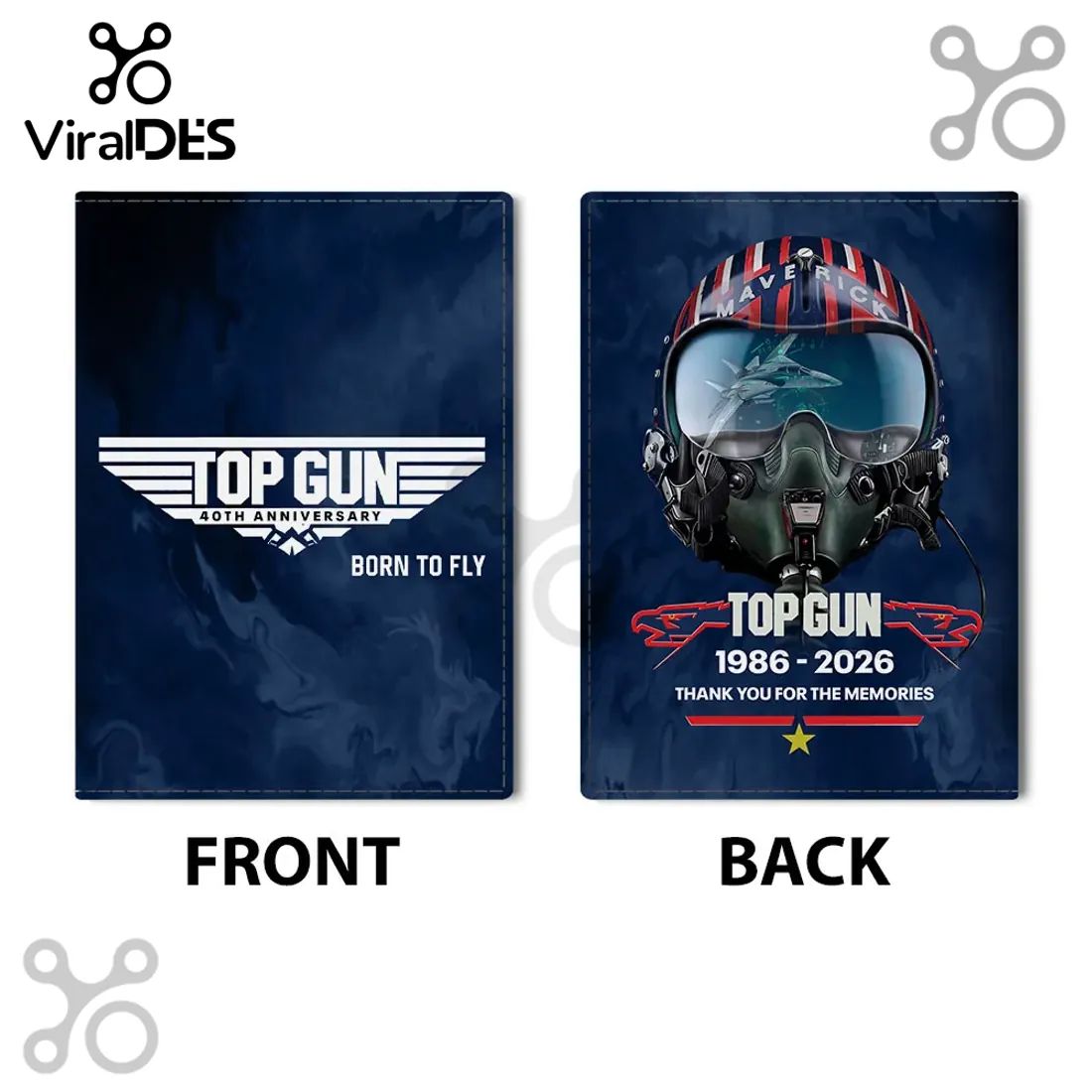 Gun 40th Anniversary 2026 Leather Passport Cover