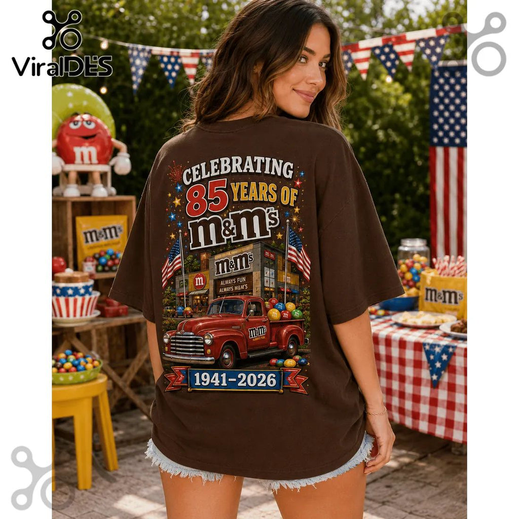 M&M’s 85th Anniversary Brown T-Shirt