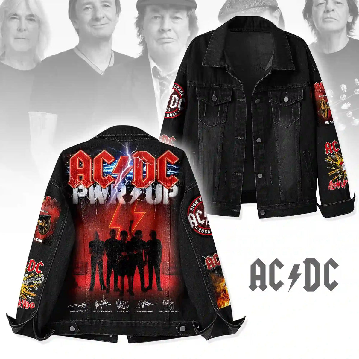 ACDC Power Up Tour 2026 Denim Jacket