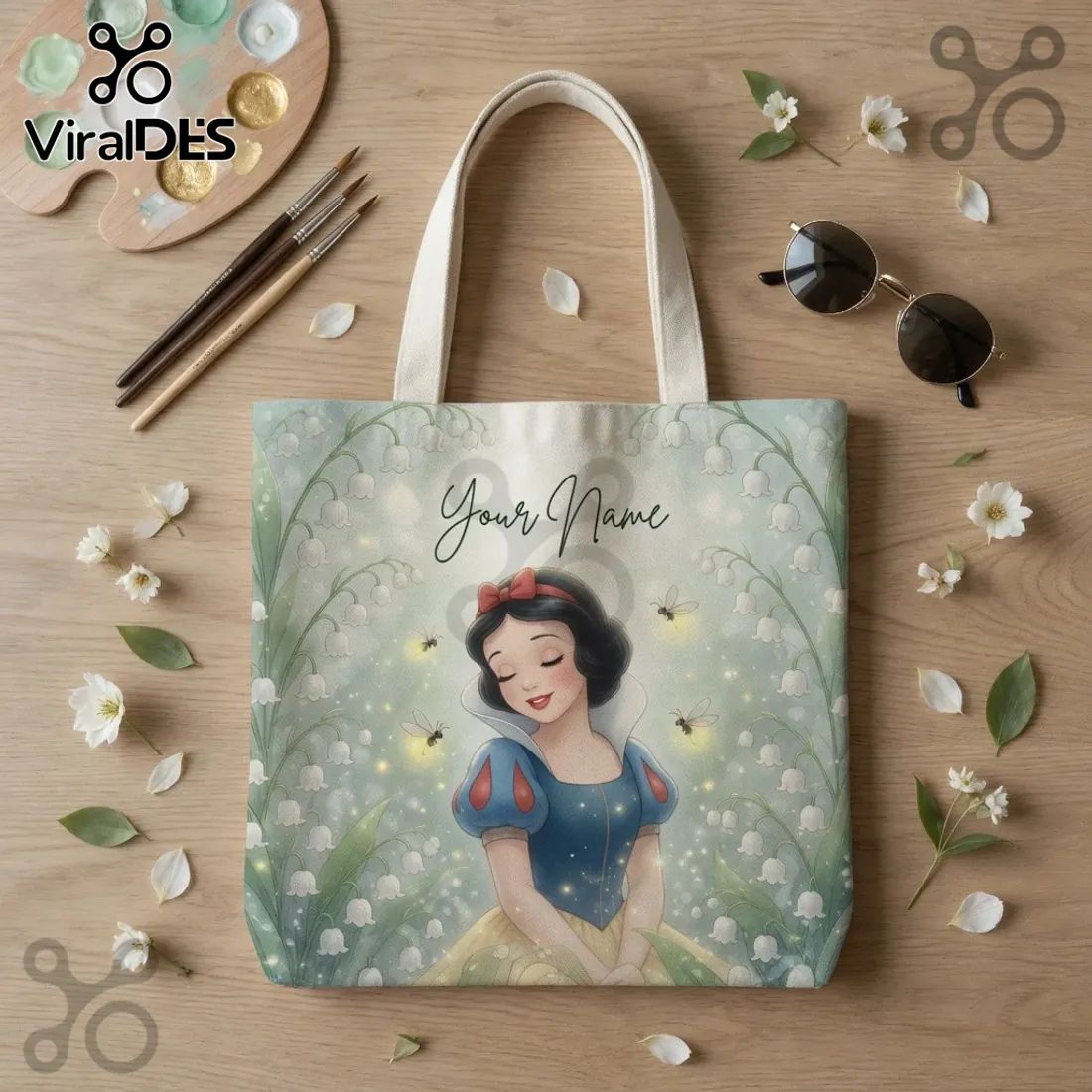 Snow White Personalized Tote Bag