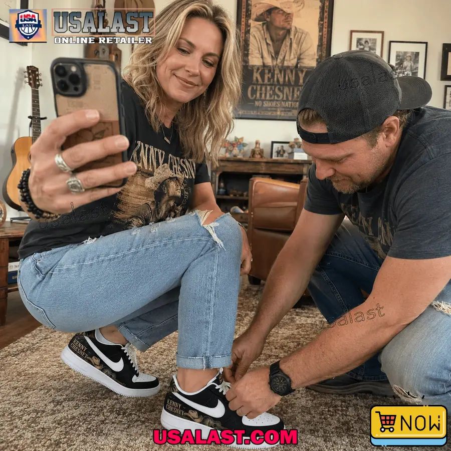 Kenny Chesney No Shoes No Problems Air Force 1 Sneaker Shoes