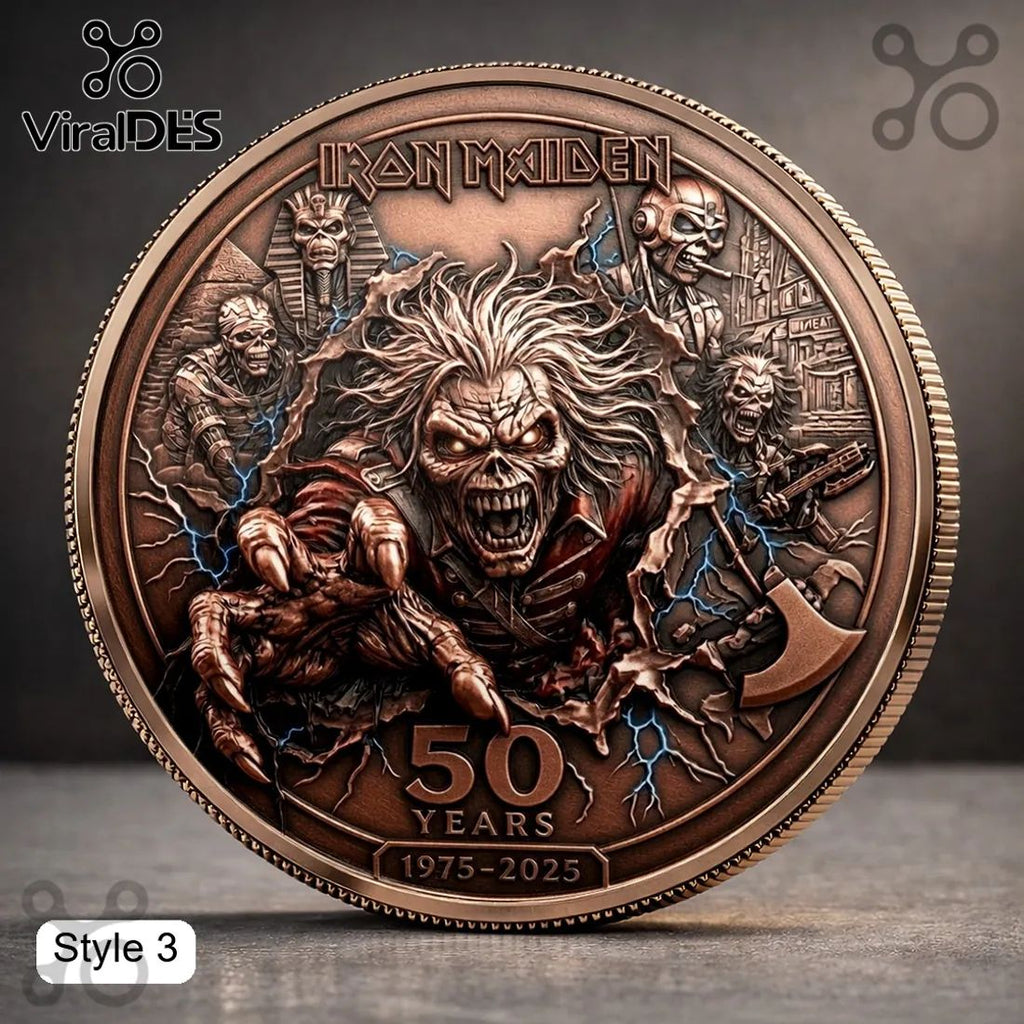 Iron Maiden 50th Anniversary Eddie Coin
