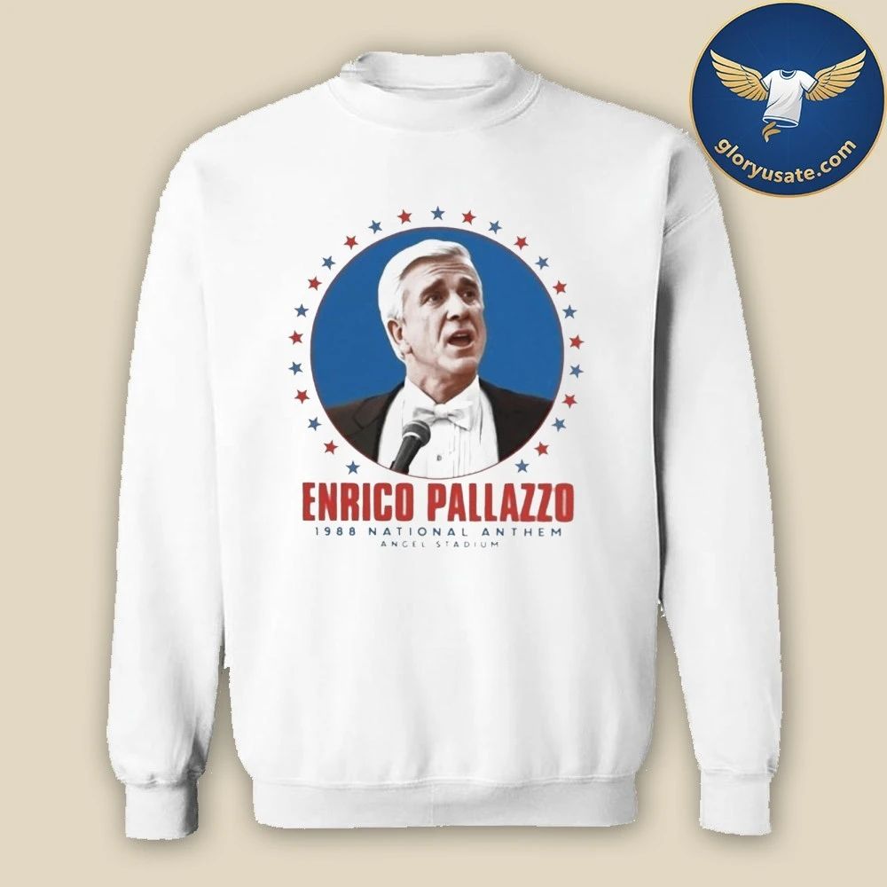 Enrico Pallazzo 1988 National Anthem Naked Gun Shirt