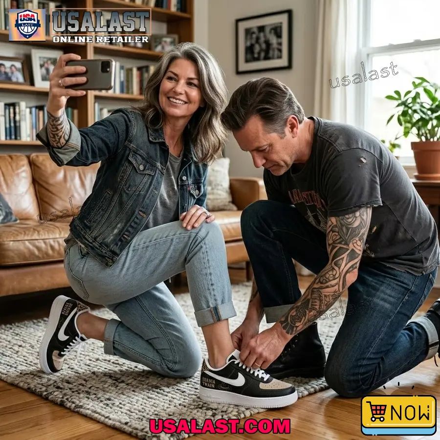 Shania Twain Man I Feel Like A Woman Air Force 1 Sneaker Shoes