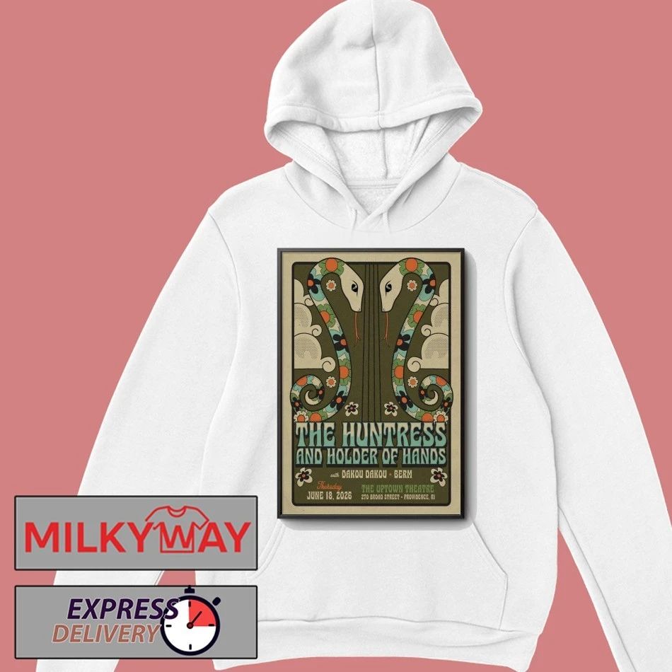 The Huntress And Holder Of Hands In Providence RI On Jun 18 2026 Poster shirt