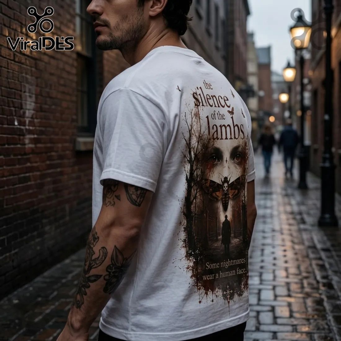 The Silence of the Lambs Death’s-Head Moth Horror T-Shirt