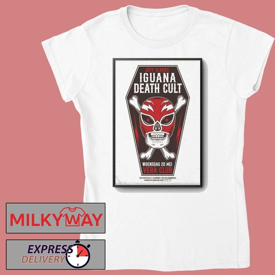 Iguana Death Cult And Jeff Clarke May 20 2026 Vera Groningen NL Poster shirt