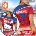 Personalized Netherlands World Cup 2026 Women Baby Tee