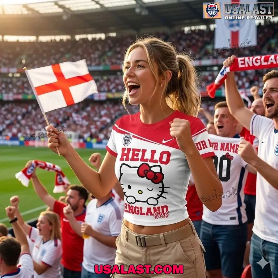 Personalized England World Cup 2026 Women Baby Tee