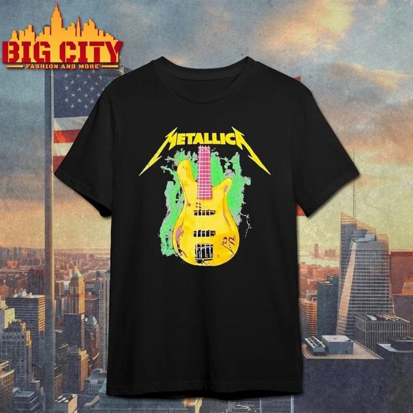 Metallica M72 World Tour Art Robert Trujillo M72 Bass Justice Pop-Up Shirt