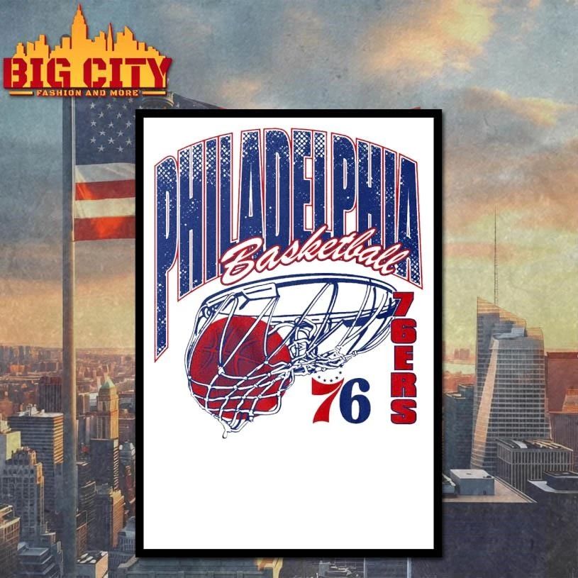 Original Philadelphia 76ers Script Swish Shirt