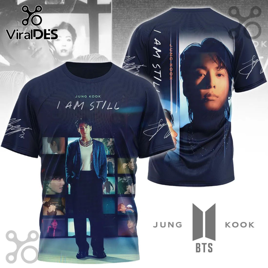 Jungkook I Am Still Navy Blue Hoodie