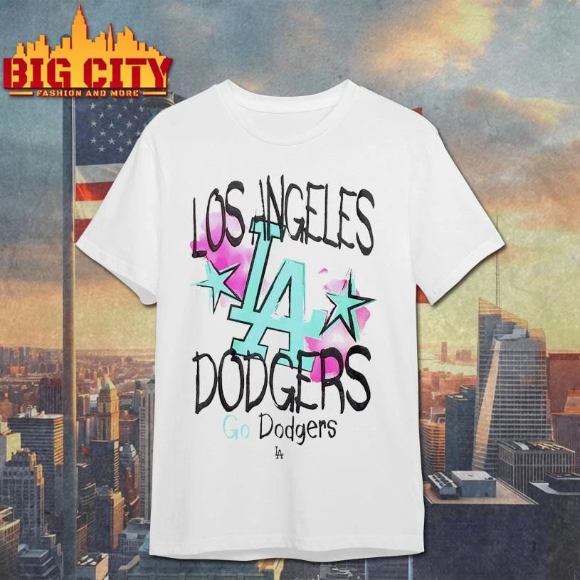 New Era LA Dodgers Watercolor Shirt