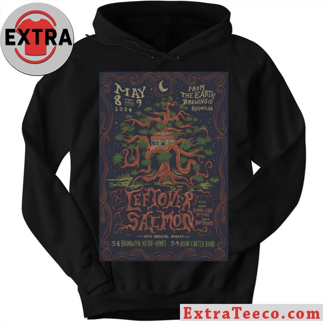 Leftover Salmon In Roswell GA On May 8-9 2026 Tour Poster Shirt