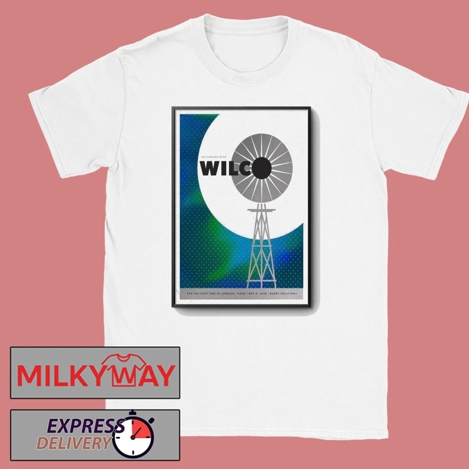Wilco May 6 2026 In Lubbock TX Poster shirt