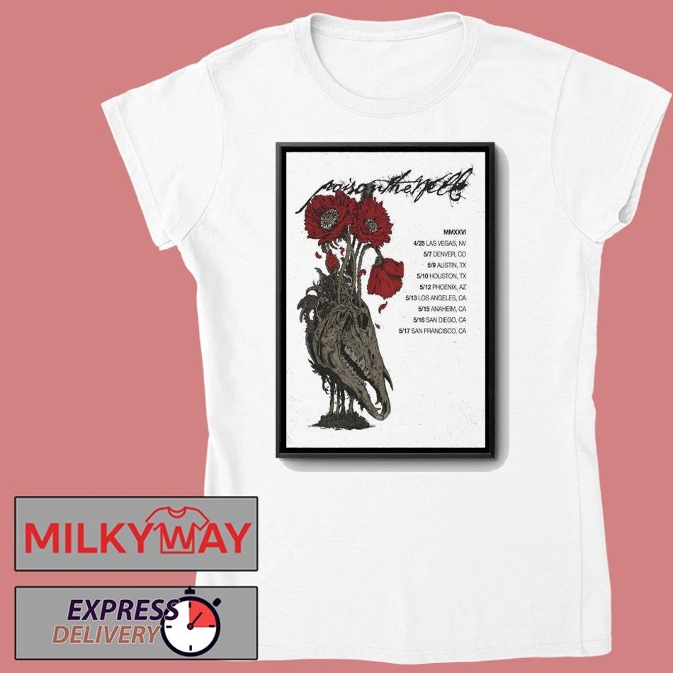 Poison The Well Peace In Place Tour 2026 Poster shirt