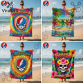 Grateful Dead Steal Your Face Tie-Dye Summer Beach Towel
