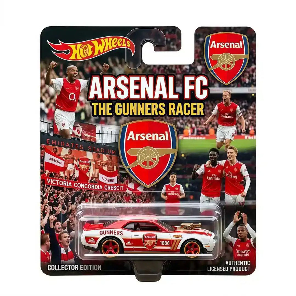 Arsenal FC Hot Wheels Gunners Racer Collector Edition