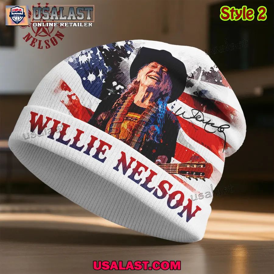 Willie Nelson Premium Beanie Hat