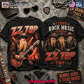 I Love Rock Music And ZZ Top Too Classic Tee Shirt