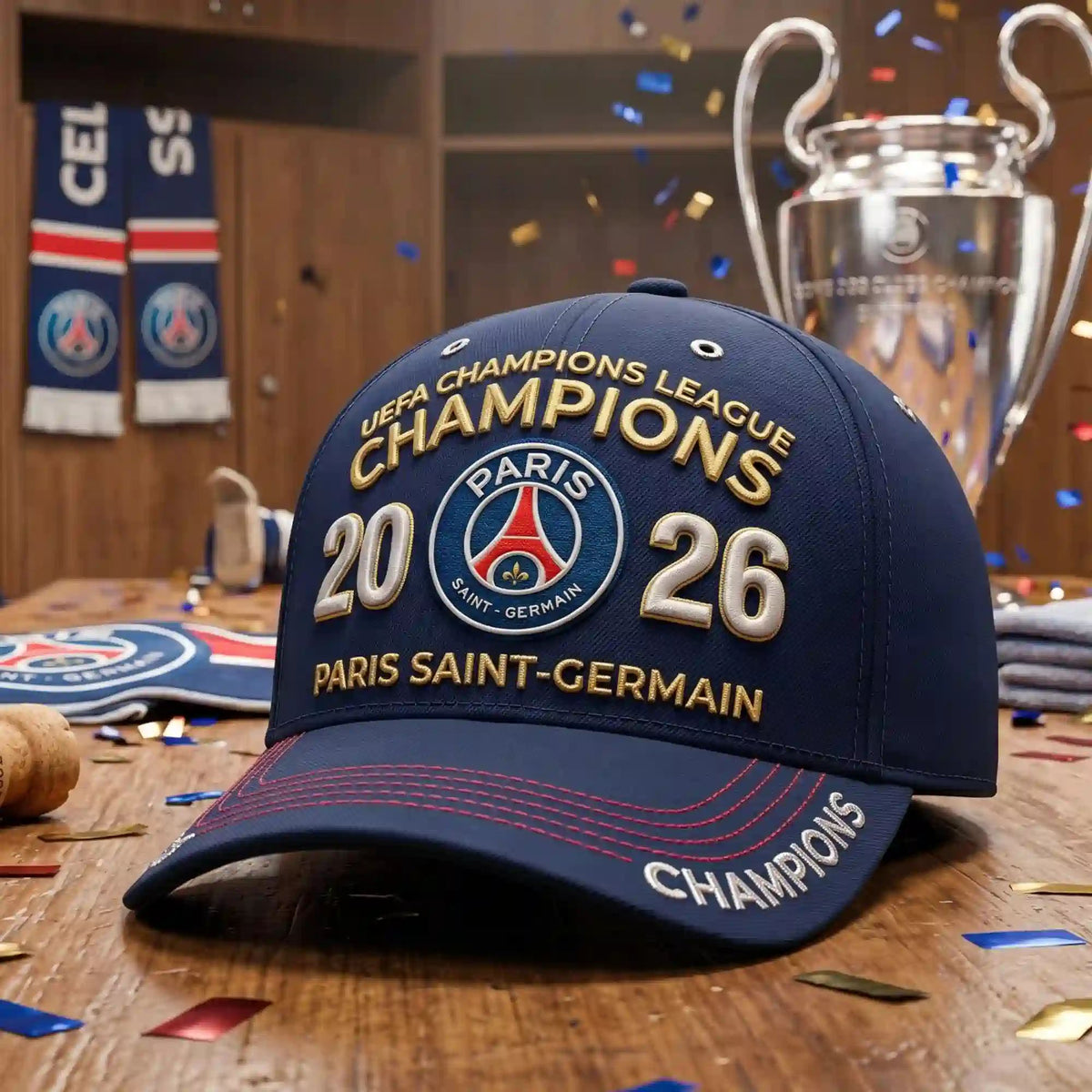 Paris Saint-Germain UEFA Champions League 2026 Limited Cap