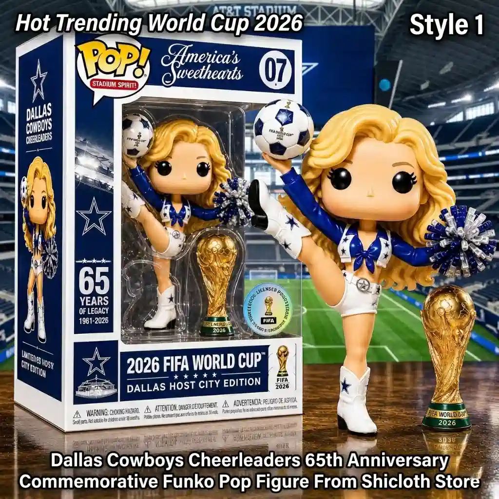 Dallas Cowboys Cheerleaders 65th Anniversary Commemorative Funko Pop! Figure