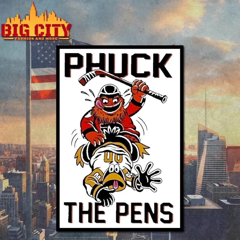 Awesome Philadelphia Flyers Vs Pittsburgh Penguins Mascot Phuck The Pens shirt