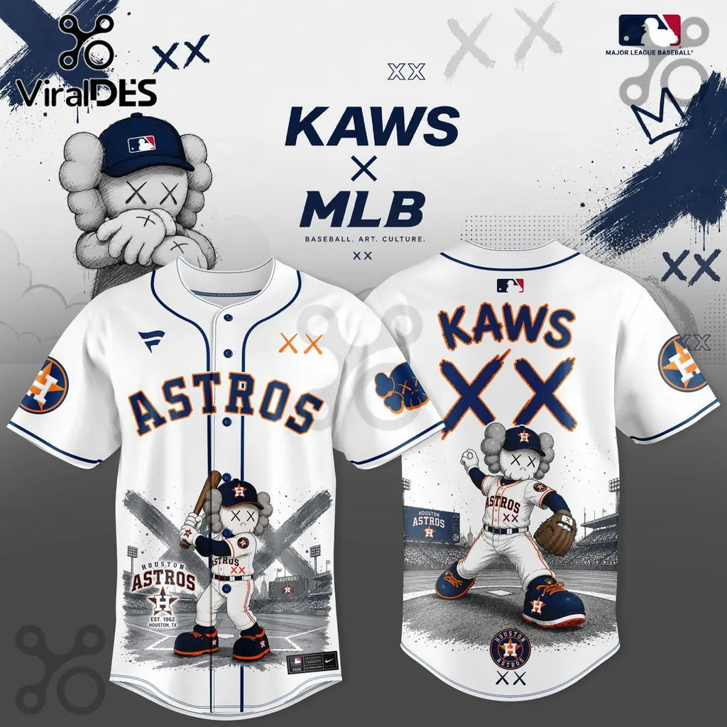 KAWS x Houston Astros Mascot Baseball Jersey 2026