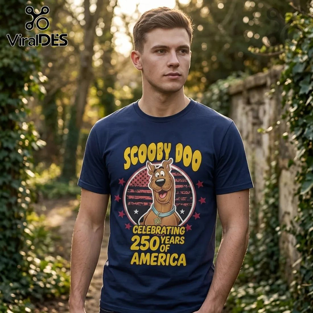Scooby-Doo 250 Years America Patriotic Anniversary Shirt